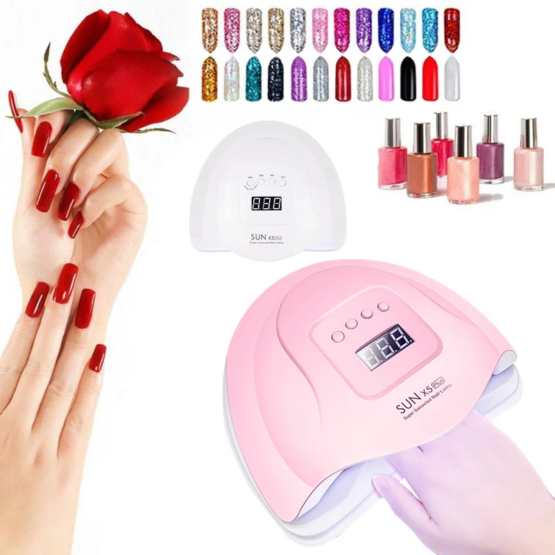 

Professional White and Pink Lamp 80W Nail UV LED Lamp Gel Nail Dryer Cure Manicure Nail Machine Nail Art Tools High Quaility