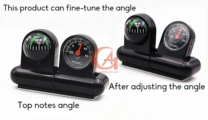 Кемпинг компас термометр с многофункциональным Авто Грузовик Лодка Навигация Руководство мяч для пеших прогулок путешествия RL46-0001