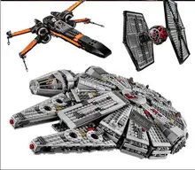 2016 new Free shippingStar Wars Millennium Falcon Figure Toys building blocks marvel minifigures Kids Toy Compatible withlegoe