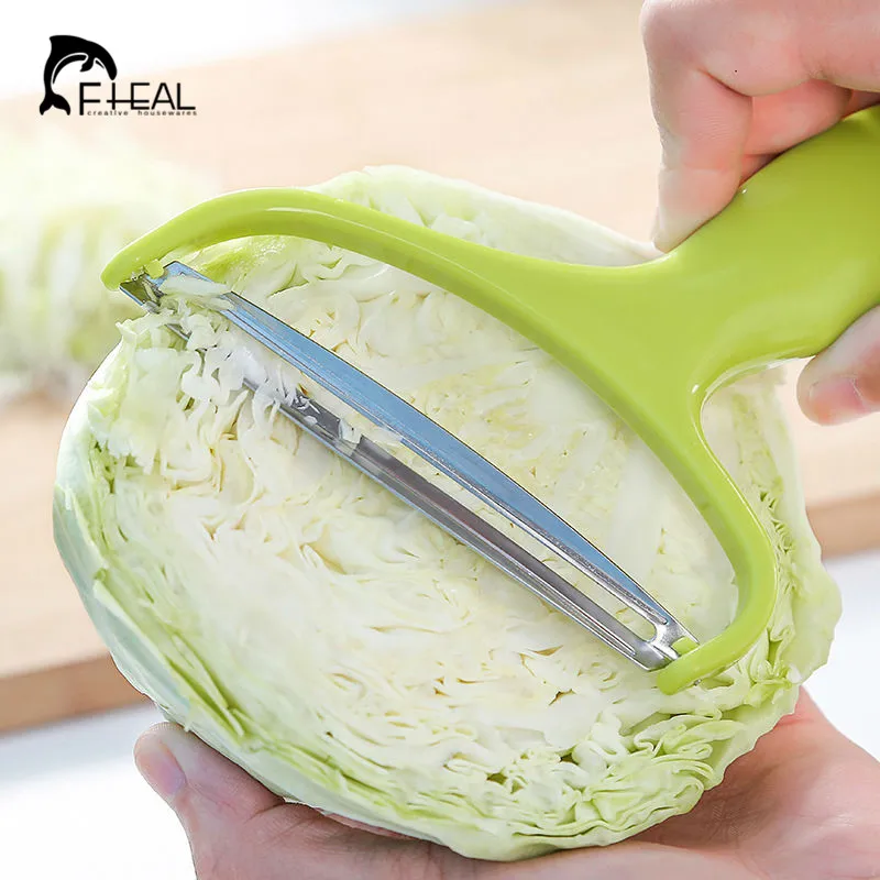 

FHEAL Stainless Steel Cabbage Wide Mouth Fruit Peeler Knife Salad Vegetables Peelers Kitchen Accessories Kitchen Cooking Tools