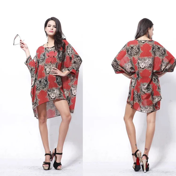 Buy Cheap Tropical Casual Brand Chiffon Summer Dress Print Quality Fashion Summer Style Vestidos De Festa Women Dress Femininas