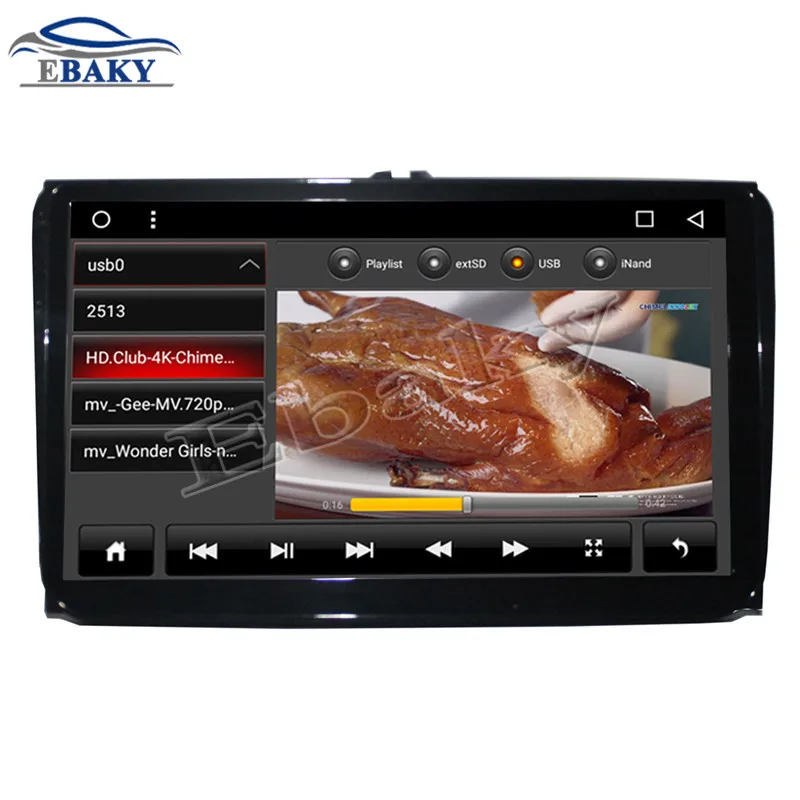 Perfect NaviTopia 9inch 1GB/2GB RAM Quad Core/Octa Core Android 7.1/8.1 Car DVD Radio for VW Universal with GPS/wifi/maps 5