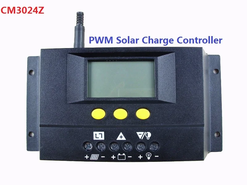 

CM3024Z 30A 12/24V or CM3048 30A 48V Regulator Charge Controller PWM Mode LCD Solar