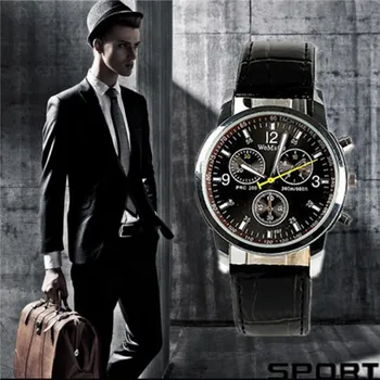 

Hot Sale Men Women Unisex Watch Classic Round Metal Dial Leather Strap Watches Analog Quartz Womage Wrist Watch casual relojes
