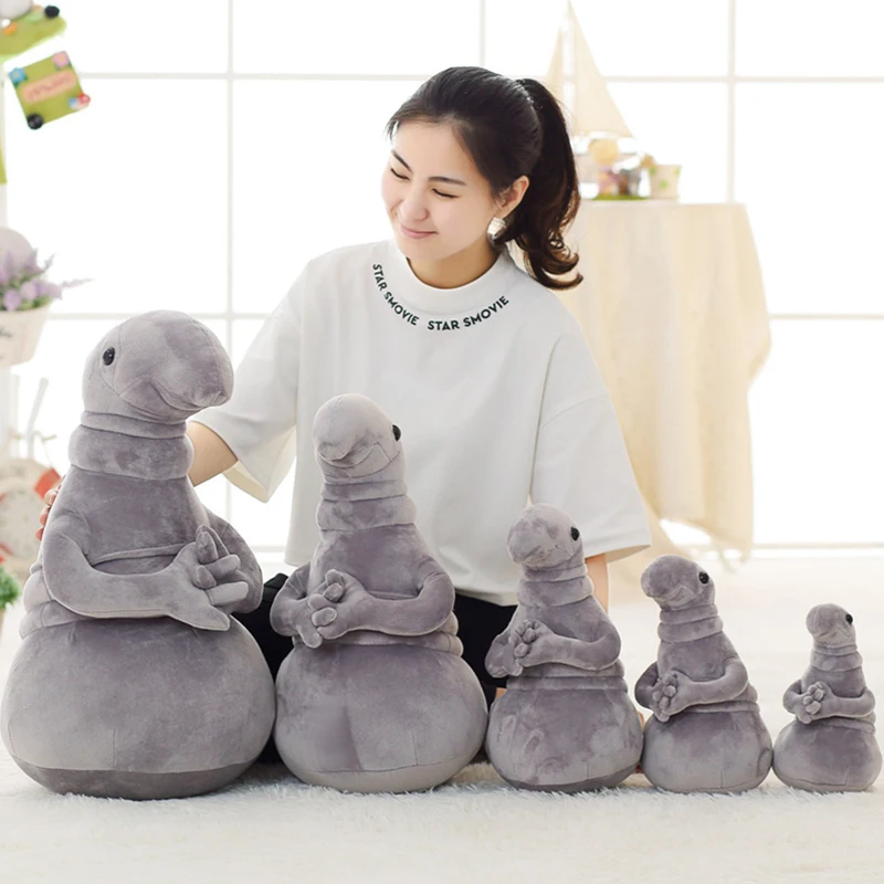 

New Arrivals Waiting Plush Toy Zhdun Meme Tubby Gray Blob Zhdun Plush Doll Toys Homunculus Loxodontus Free Shipping