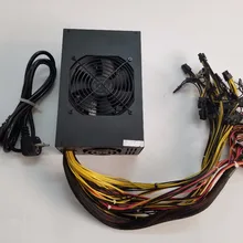 Золотой источник питания ETH Mining power 1600 Вт 12 В 133A в том числе 25 шт. 2 P 4 P 6 P 8 P 24 P разъемы с 3 шт. охлаждающий вентилятор