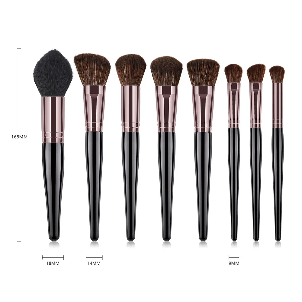 GUJHUI 2019 Новый профессиональный Pincel de maquillaje 8 шт. Косметические кисти для макияжа