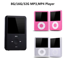 8G/16G/32G MP3-плеер 1,8 дюймов ЖК-дисплей Спортивный MP3 музыкальный плеер видео электронные книги Запись Мини MP3-плееры