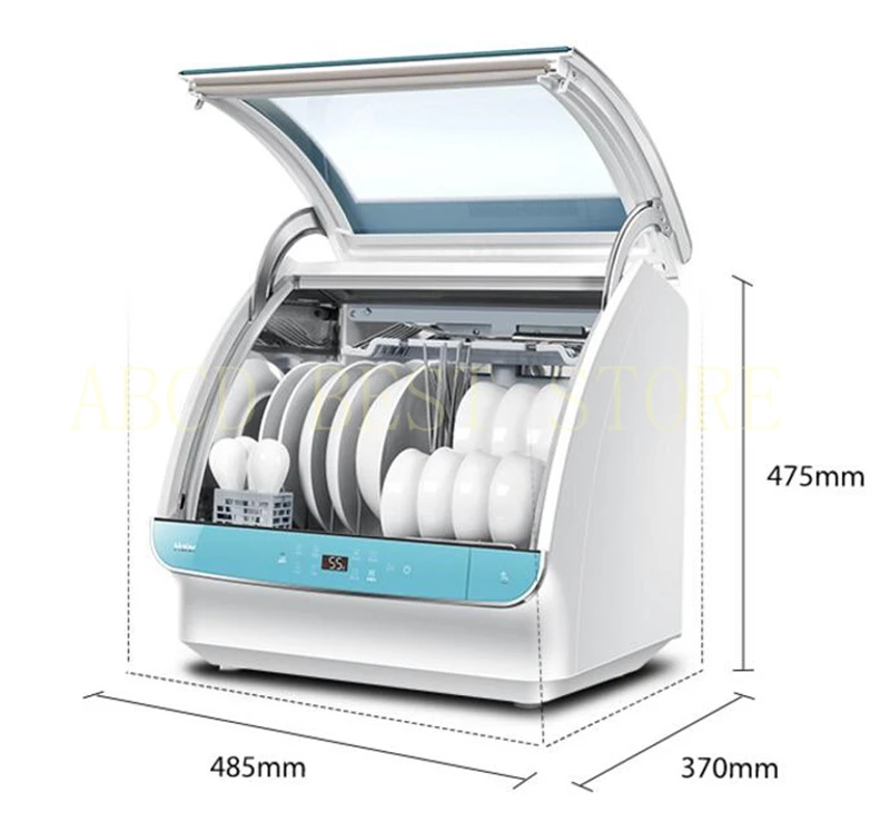 18 Free Standing Mini Countertop Electric Dish washer