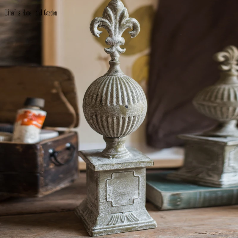 hand made metal iron vintage garden ornaments (2)