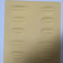 5 шт./лот силиконовые татуировки Практика татуировки кожи подготовки кожи губ бровей постоянный Макияж татуировки аксессуар с кожи