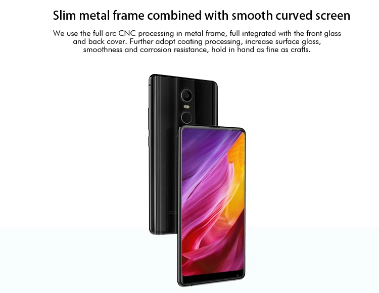 ALLCALL MIX2 6GB RAM 64GB ROM Helio P23 MTK6763 2.0GHz Octa Core 5.99 Inch 2.5D FHD+ Full Screen Android 7.1 4G LTE Smartphone
