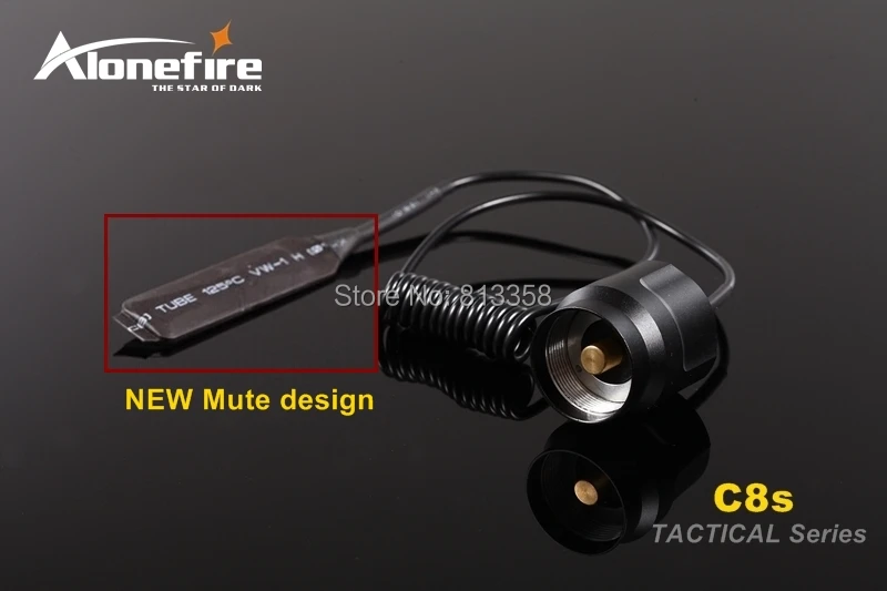 AloneFire C8 CREE XML T6 L2 U3 светодиодный тактический флэш-светильник фонарь 20 мм крепление для страйкбола прицел ружья светильник 18650 батарея