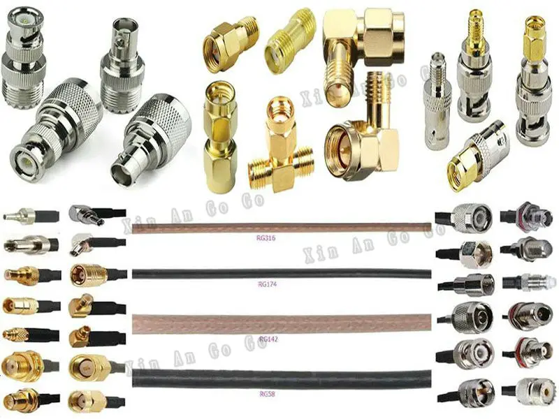 Adaptador para Rg58 Conector Uhf Macho Plugue Crimp Coaxial rf Rg142 Lmr195 Rg400 Cabo Navio Rápido jx 10 Pçs Pl259 3 Cheap Conectores