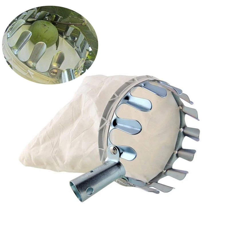 

High Quality Garden ToolS Convenient Fruit Picker Metal Fabric Orchard Apple Pear Peach High Tree Picking Tool