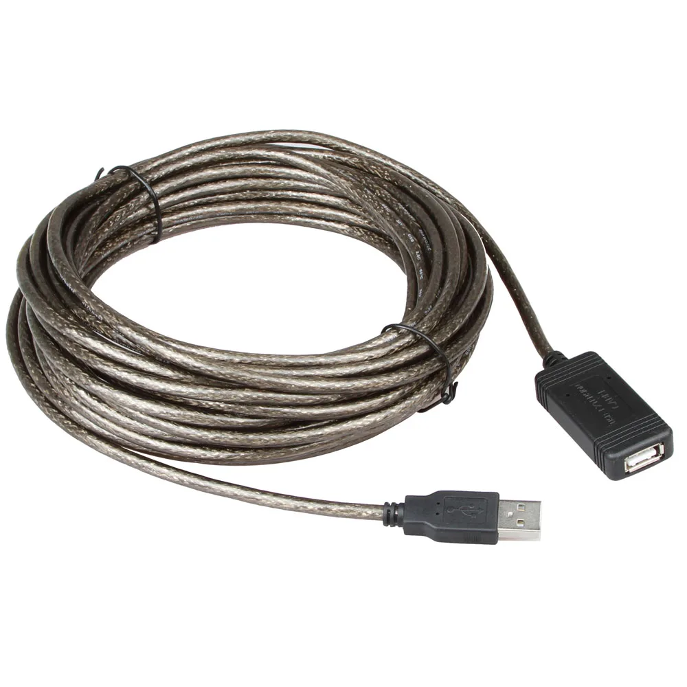 AdaAda USB2.0 Extension Cable Wireless Network Card Extended Cable Line with Chip Black & Gray,20M AdaAda USB2.0 Extension Cable Wireless Network Card Extended Cable Line with Chip Black & Gray,20M