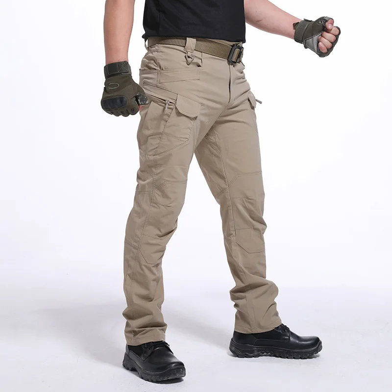 Breathable lightweight Waterproof Quick Dry Casual Pants Men Summer Army Military Style Trousers Men's Tactical Cargo Pants Male