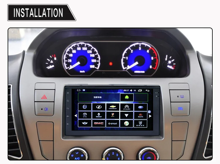 ANLUD Car Multimedia Player GPS 7 Touch Screen Android Universal MP5 Player 2DIN In-Dash FM Radio For TOYOTA Rear View Camera (17)