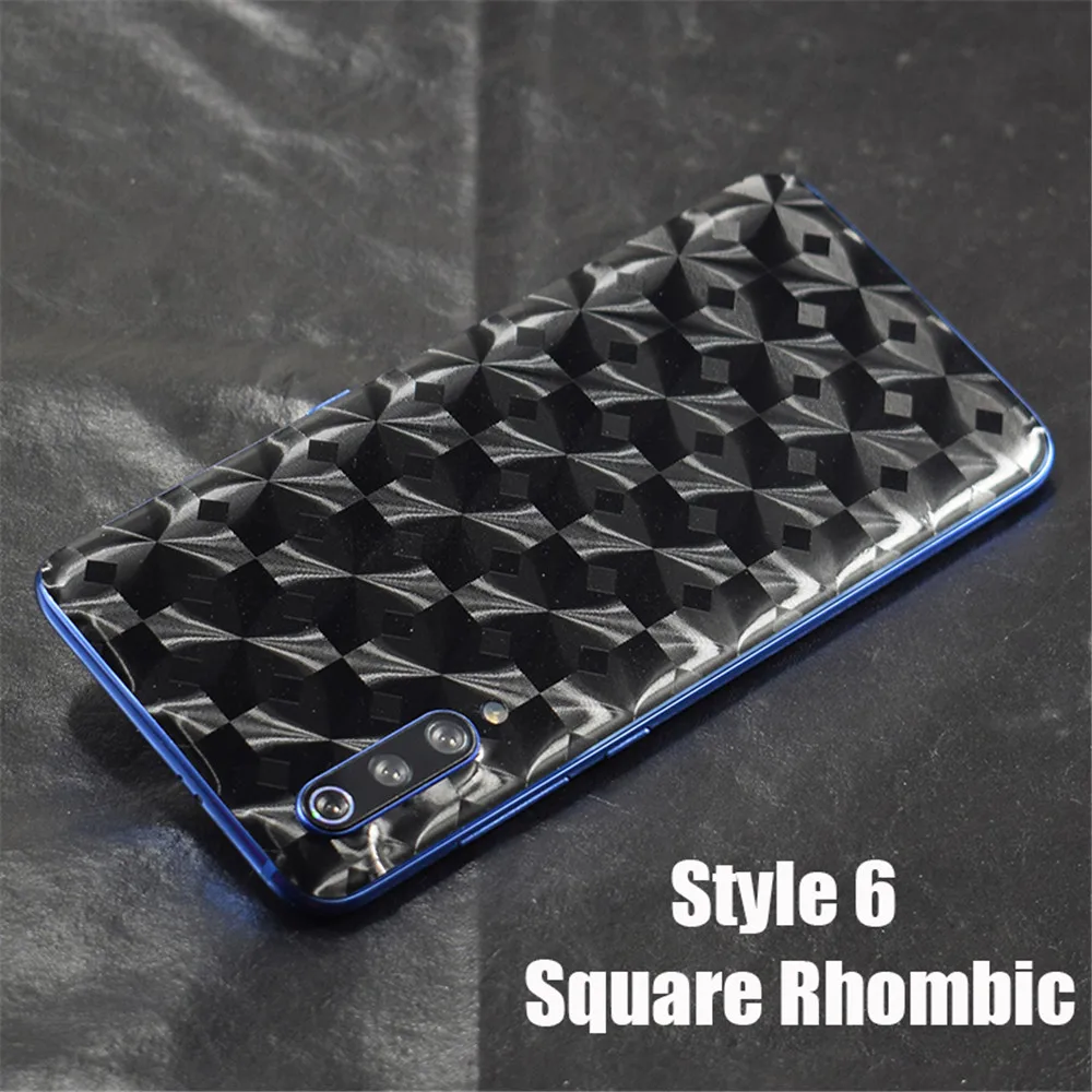 Phone Sticker For Xiaomi Mi Mi9 Mi 9 Mi 8 Lite A2 MiX3 Film Carbon Fiber Protective Sticker For Redmi Note 7 Redmi Note 5 6 Pro  (12)