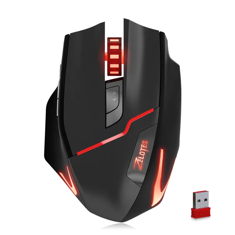 

F-18 Wireless Mouse USB gaming mouse 3200 DPI wireless mouse gamer mice Rechargeable built-in battery Mouse For Laptop Desktop