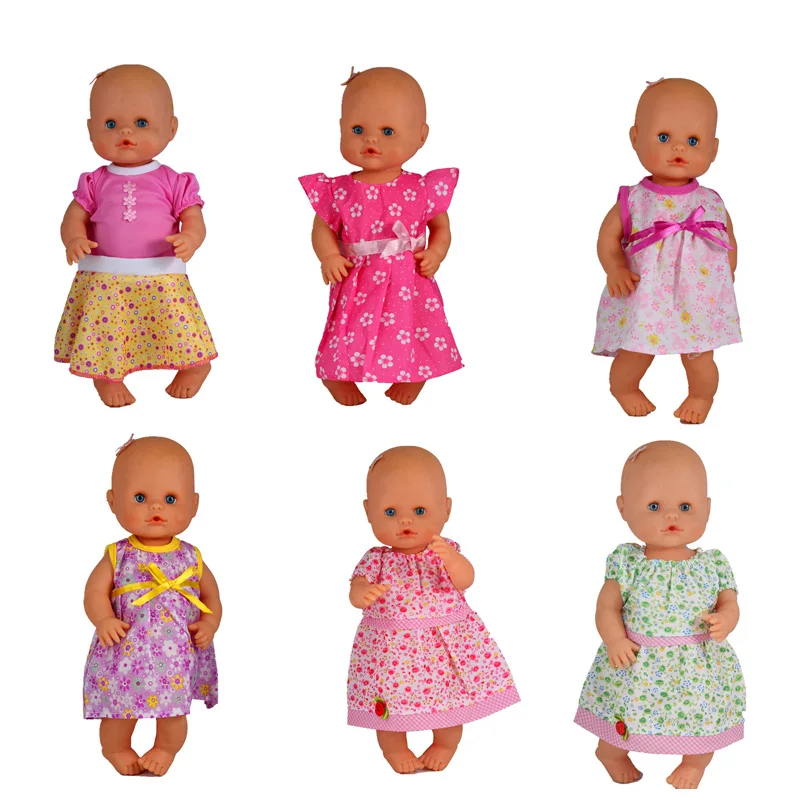 

Six new fashionable 13-inch Nenuco doll Nenuco Ropa baby simulation doll clothes, suitable for 35 cm doll dress