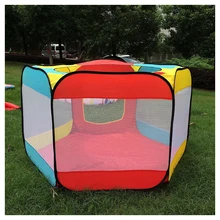 Горячая игры в помещении и на открытом воздухе легко складывающийся шар яма укрытие палатка игровая хижина