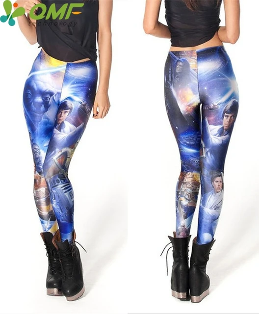 Blue Darth Vader Pencil Pants Sretchy 