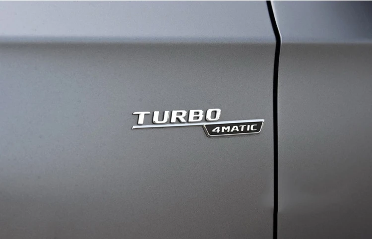 Emblema para Mercedes Matic + Turbo Estilo do Carro Carta Benz Biturbo 4 Matic Fender Logotipo Adesivo Cromo Preto Vermelho Amg V12biturbo v8 22 v8 biturbo 4 matic + turbo 4