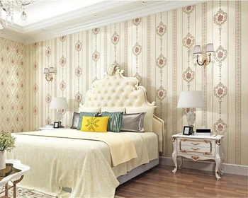 beibehang European pastoral bedroom living room wallpaper three dimensional pressing nail shop nonwoven wall paper papier peint beibehang korean pastoral style papier peint wallpaper wedding bedroom living room tv background walls small floral 3d wallpaper