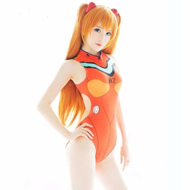 Evangelion Ayanami Rei Ikari Shinji Soryu Asuka Langley костюм для косплея EVA Цельный купальник из
