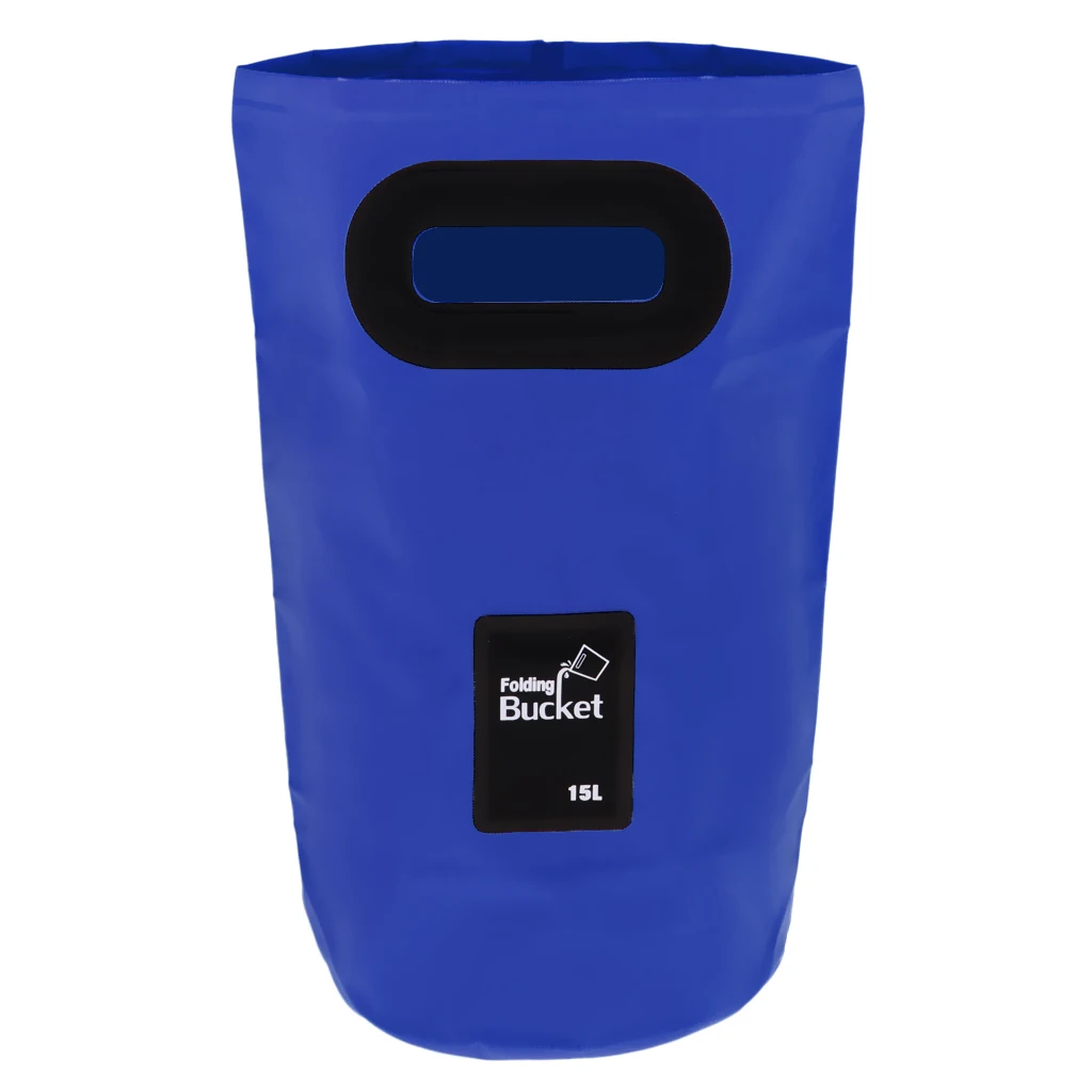Foldable Camping Bucket Trash Can Living Room Garbage Bin Washing Laundry Picnic Lunch Bags For Women Kids 