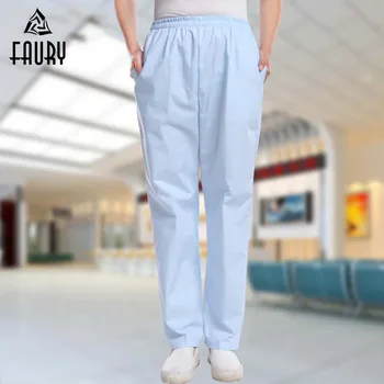

Women Medical Uniform Nurse Pants Doctor Pants Hospital Dentist Clinic Beautician Lab Work Trousers Nurse Medical Pants