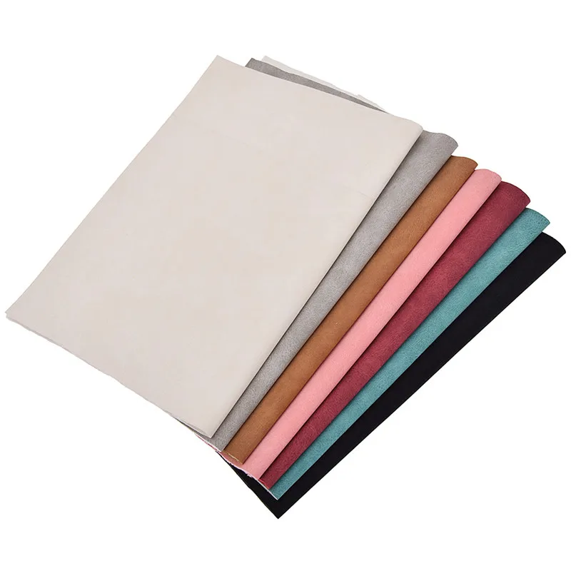 

21X29cm A4 Faux Suede Leather DIY Synthetic Leather For Handbag Garments Handmade Sewing Material Drop Shipping