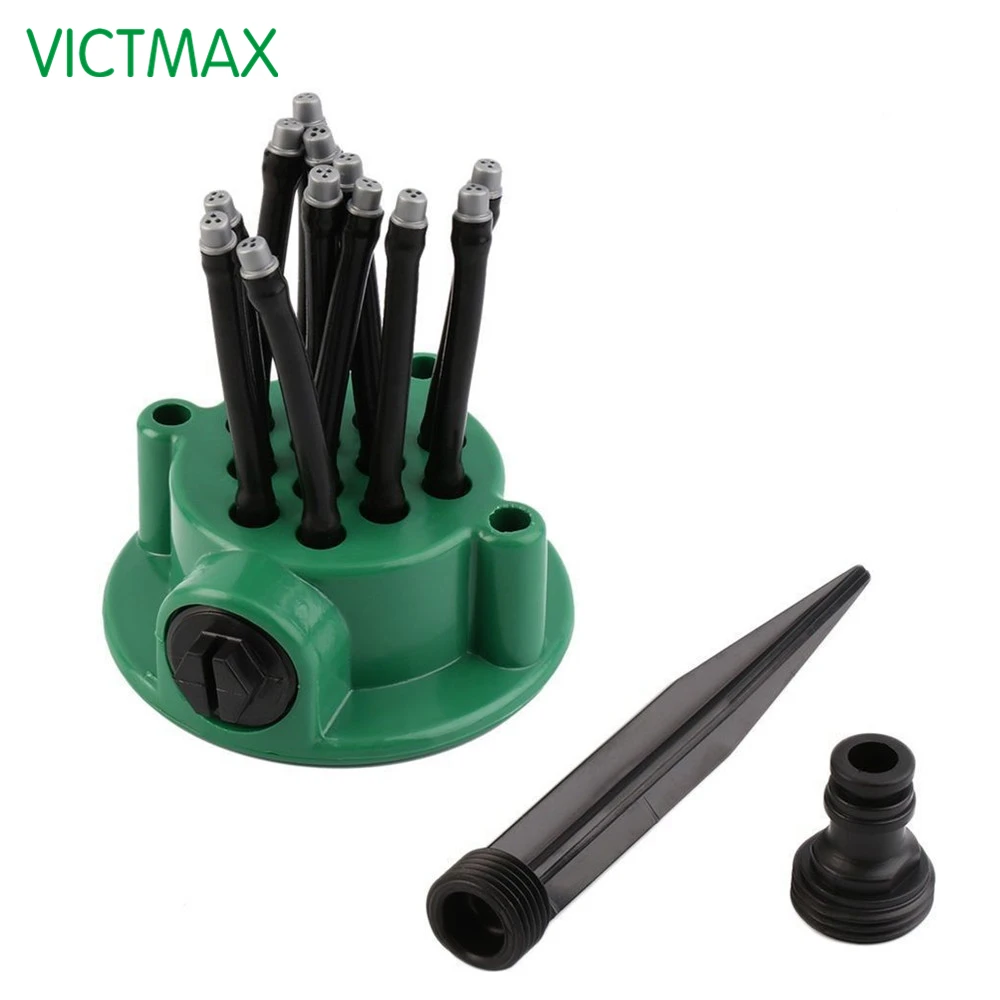 VICTMAX 360 Degree Automatic Water Sprinkler Flexible Garden Irrigation