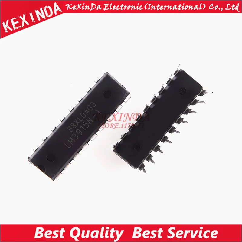 New Original LM3915N-1 LED Bar Chart Display Driver Chip Plug-in DIP18 - Foto 4