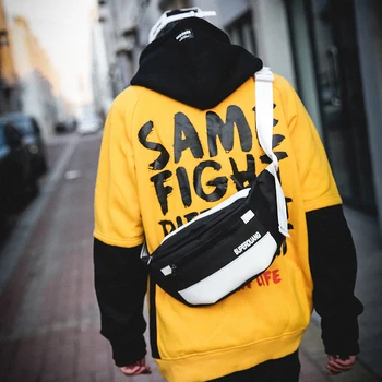 

Unisex Waist Packs Waist Bag Fanny Pack Purse Chest Fanny Pack Travel Cashier Belt Hip-hop Rock Boys Girl Bag 2019 hip hop bag