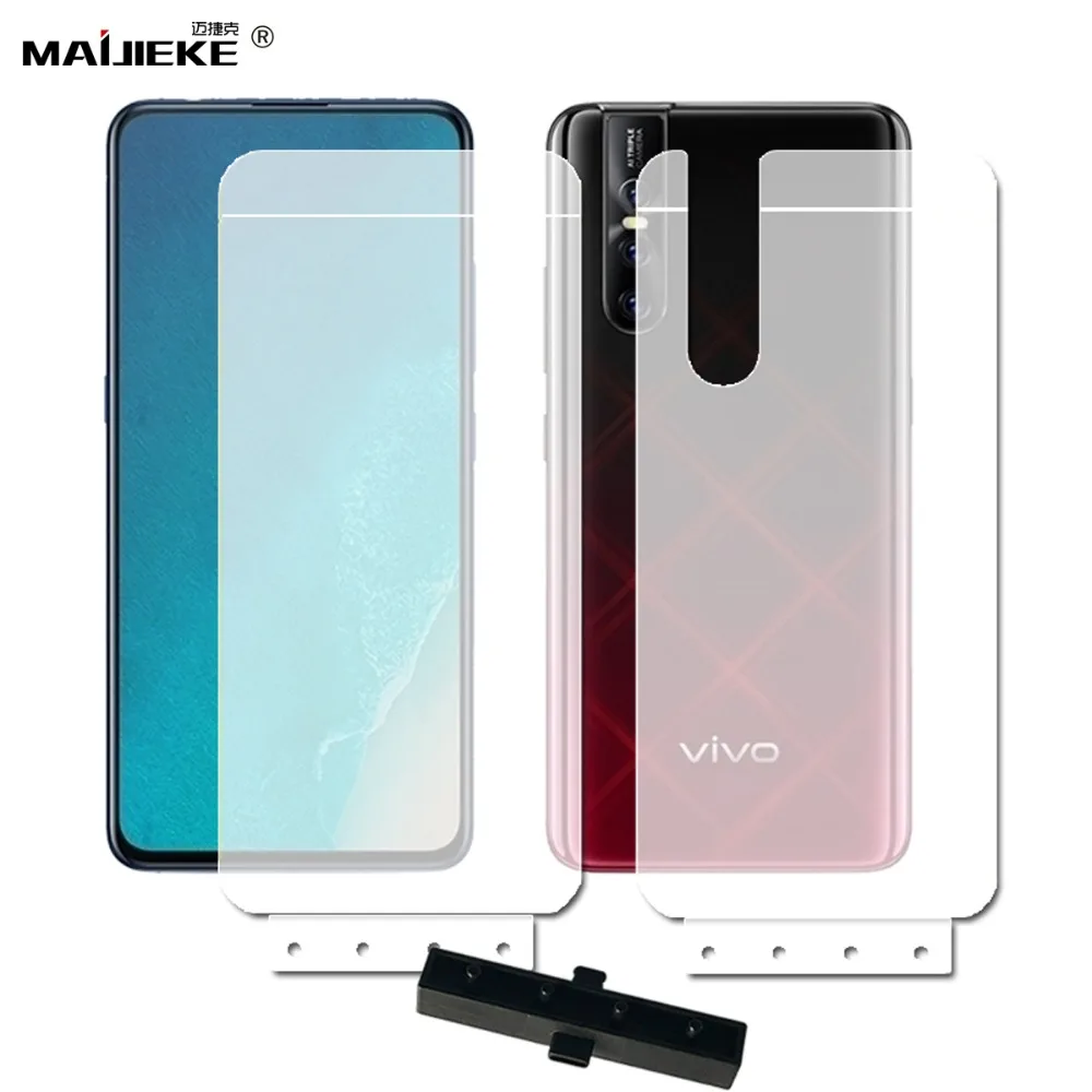 

6D Soft Hydrogel Film For VIVO S1 TPU HD Screen protector Front +Back Protective Film with tools(Not Glass)