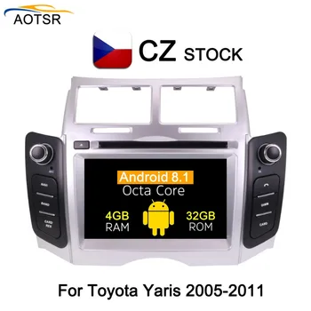 

Android 8.1 Car DVD multimedia Player For Toyota Yaris 2005 2006 2007 2008 2009 2010 2011 car radio stereo with gps navigation