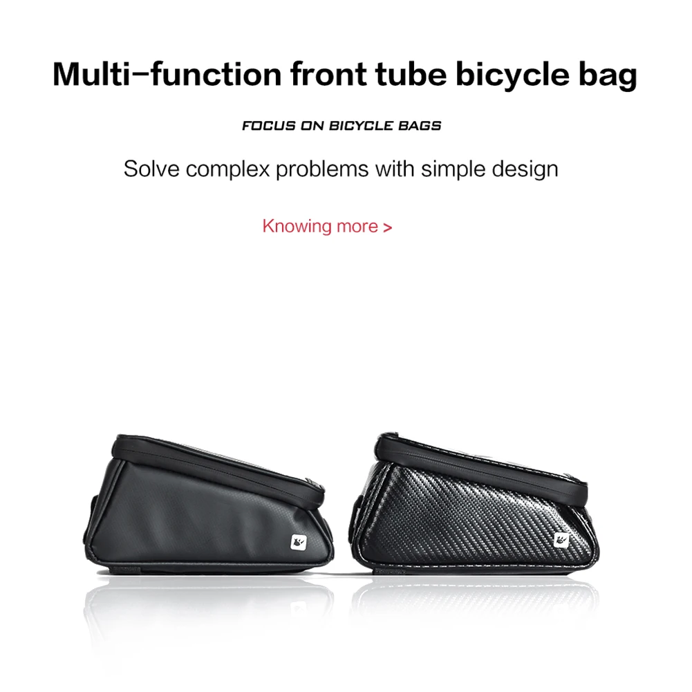Best Mountain Bike Front Tube Bag Front Beam Mobile Phone Touch Screen Bag Waterproof Multi-function Bicycle Handle Bag 8 Best Mountain Bike Front Tube Bag Front Beam Mobile Phone Touch Screen Bag Waterproof Multi-function Bicycle Handle Bag 8