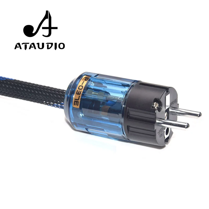 ATAUDIO кабель питания Hi Fi с европейской вилкой высокопроизводительный для