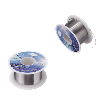 

5Pcs 0.3MM 63/37Rosin Roll Core Solder Wire Tin/Lead Flux Solder Welding Reel