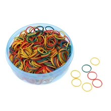 1 коробка красочные женские Девушки резиновые бесшовные резинки для волос Галстуки эластичные веревки конский хвост держатель