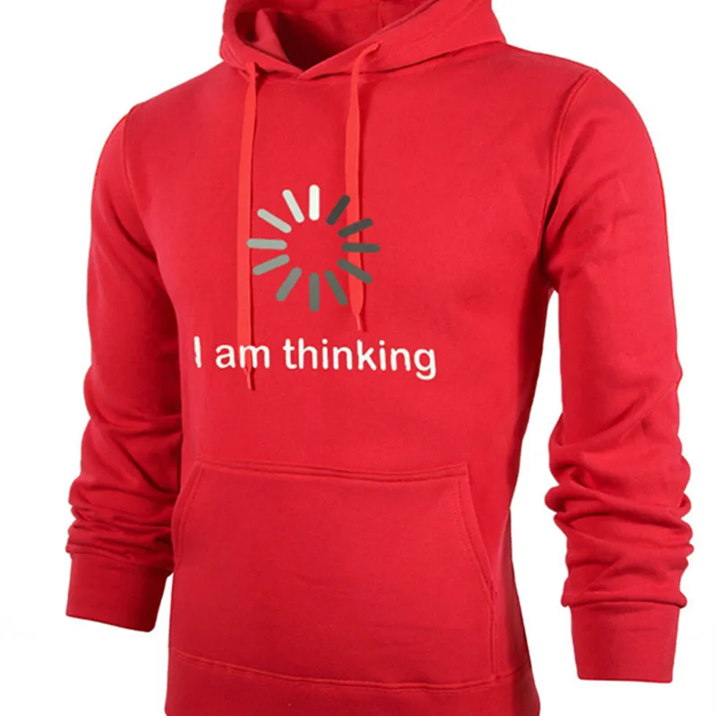 

Men's hoodie 2018 autumn and winter fashion print waiting for long-sleeved hooded men's neutral casual hooded