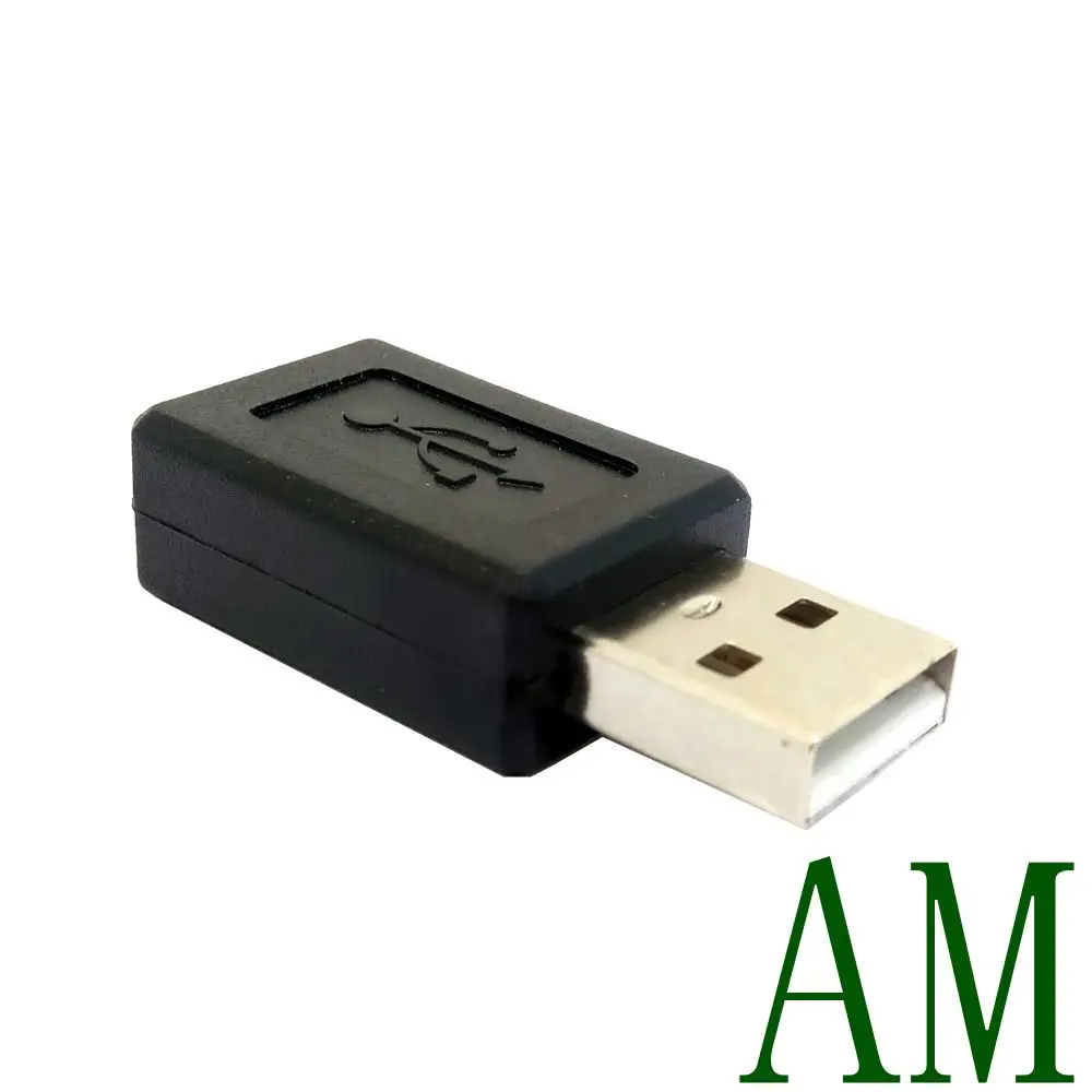 AM USB 2,0 A мама к Micro USB B Тип 5P гнездовой разъем для передачи данных адаптер конвертер - Цвет: AM