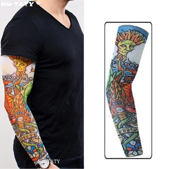 

Nu-TATY Sun God Man&woman style Tattoo Sleeve Stockings Body Art Leggings Cool Boys Girls Party Wearings