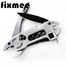 Многофункциональные мини-инструменты для выживания, многофункциональные плоскогубцы, карманный нож, отвертка, набор, набор, регулируемый гаечный ключ, ключ для ремонта