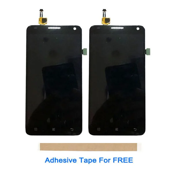

100% Tested For Lenovo S580 LCD Display + Touch Screen Sensor Glass Digitizer Assembly Black Color With Tape