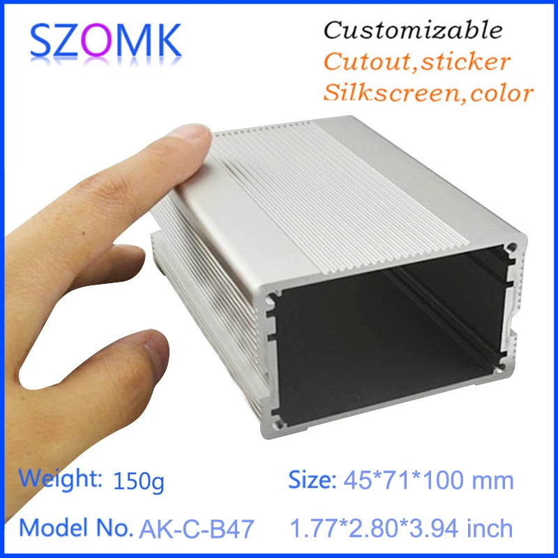aluminum extrusion case szomk aluminum project box electronics enclosure for pcb aluminum amplifier housing box extruded junction box aluminum diy box pcb control enclosure electrical gps tracker outlet boxes   (1).jpg