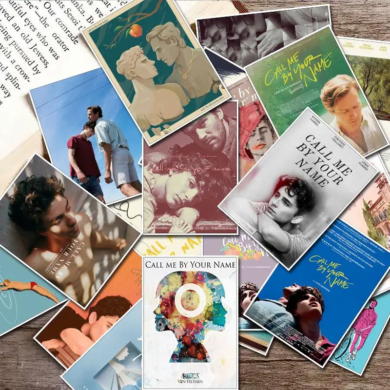 

25pcs Classic Movie Call Me By Your Name Sticker for Skateboard/Laptop/Snowboard/Fridge/Surf Waterproof PVC Vinyl Sticker