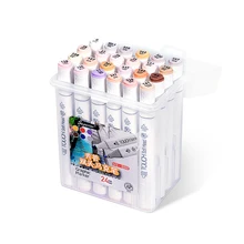 Superior sketch Skin Tones Marker Pen Artist Double Headed Alcohol Based Manga Art Markers brush pen finecolour markers yellow and red color double ended art marker artist sketch drawing marker pen